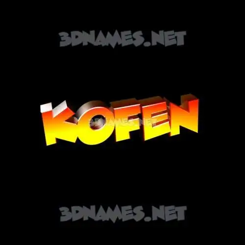 kofen in Black Background style - 3D name wallpaper kofen in Black Background style - 3D name wallpaper