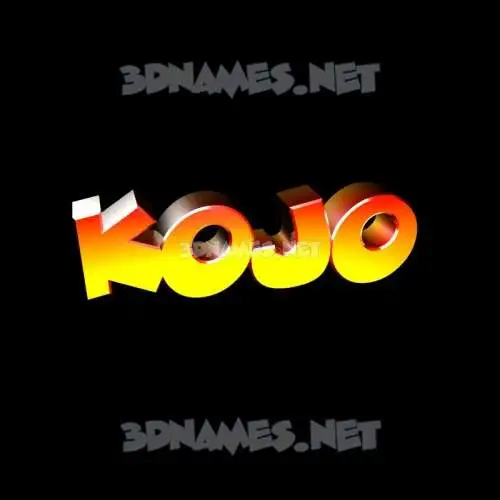 kojo in Black Background style - 3D name wallpaper kojo in Black Background style - 3D name wallpaper