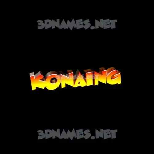 konaing in Black Background style - 3D name wallpaper konaing in Black Background style - 3D name wallpaper
