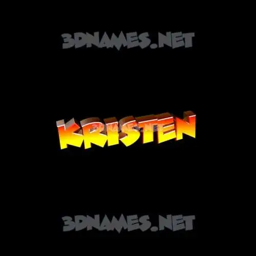 kristen in Black Background style - 3D name wallpaper kristen in Black Background style - 3D name wallpaper