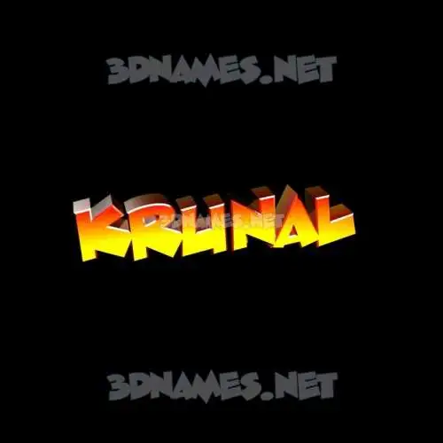 krunal in Black Background style - 3D name wallpaper krunal in Black Background style - 3D name wallpaper