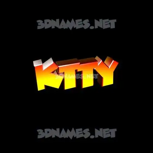 ktty in Black Background style - 3D name wallpaper ktty in Black Background style - 3D name wallpaper