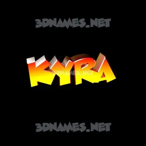 kyra in Black Background style - 3D name wallpaper kyra in Black Background style - 3D name wallpaper