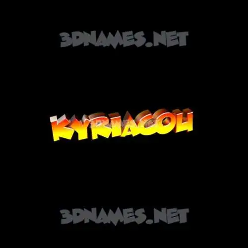 kyriacou in Black Background style - 3D name wallpaper kyriacou in Black Background style - 3D name wallpaper