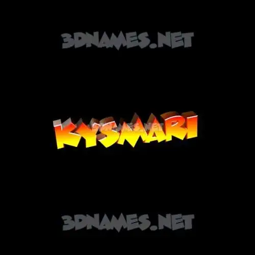 kysmari in Black Background style - 3D name wallpaper kysmari in Black Background style - 3D name wallpaper