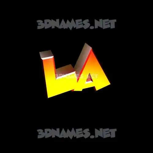 la in Black Background style - 3D name wallpaper la in Black Background style - 3D name wallpaper
