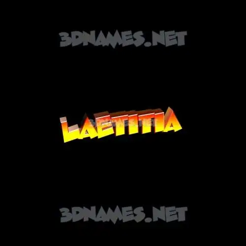 laetitia in Black Background style - 3D name wallpaper laetitia in Black Background style - 3D name wallpaper