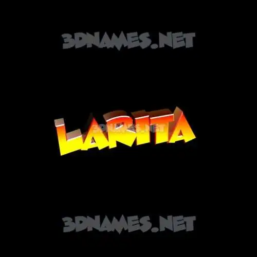 larita in Black Background style - 3D name wallpaper larita in Black Background style - 3D name wallpaper