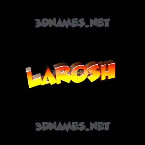 larosh in Black Background style - 3D name wallpaper larosh in Black Background style - 3D name wallpaper