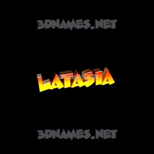latasia in Black Background style - 3D name wallpaper latasia in Black Background style - 3D name wallpaper