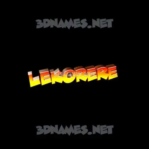lekorere in Black Background style - 3D name wallpaper lekorere in Black Background style - 3D name wallpaper