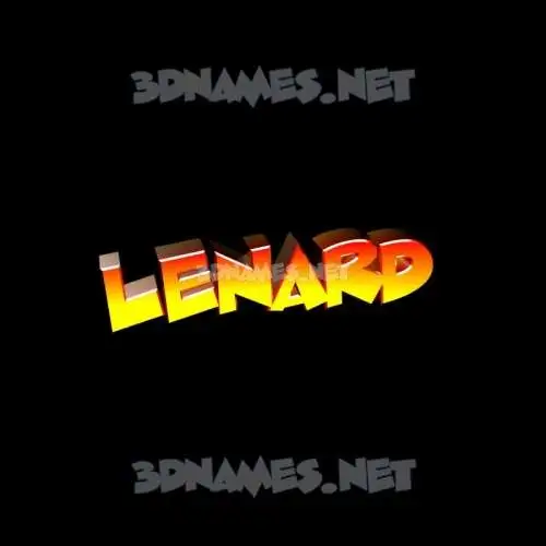 lenard in Black Background style - 3D name wallpaper lenard in Black Background style - 3D name wallpaper