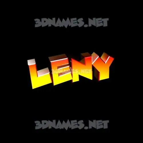 leny in Black Background style - 3D name wallpaper leny in Black Background style - 3D name wallpaper