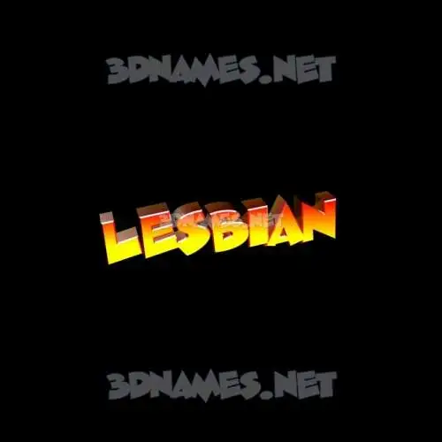 lesbian in Black Background style - 3D name wallpaper lesbian in Black Background style - 3D name wallpaper