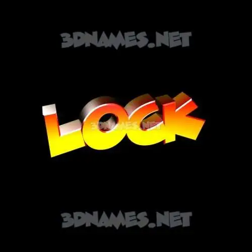 lock in Black Background style - 3D name wallpaper lock in Black Background style - 3D name wallpaper