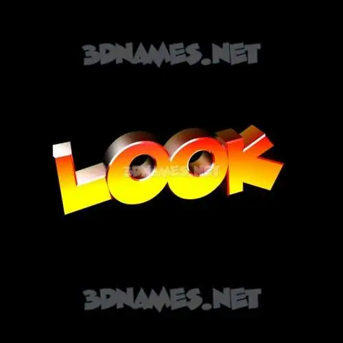 look in Black Background style - 3D name wallpaper look in Black Background style - 3D name wallpaper