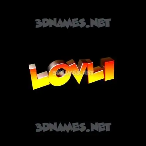 lovli in Black Background style - 3D name wallpaper lovli in Black Background style - 3D name wallpaper