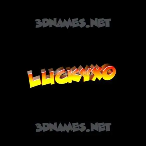 luckyxo in Black Background style - 3D name wallpaper luckyxo in Black Background style - 3D name wallpaper