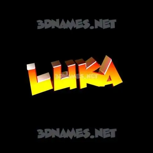 luka in Black Background style - 3D name wallpaper luka in Black Background style - 3D name wallpaper