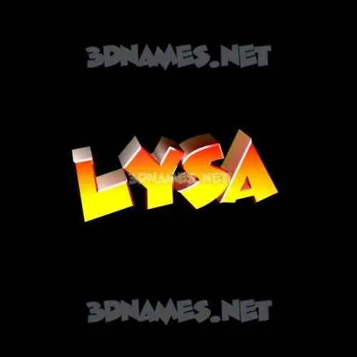 lysa in Black Background style - 3D name wallpaper lysa in Black Background style - 3D name wallpaper