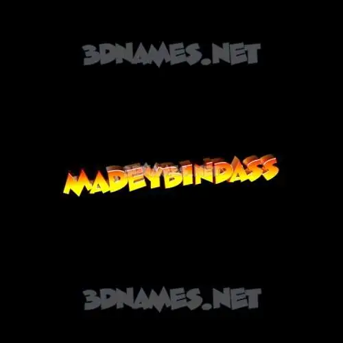 madeybindass in Black Background style - 3D name wallpaper madeybindass in Black Background style - 3D name wallpaper