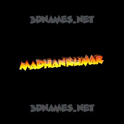 madhankumar in Black Background style - 3D name wallpaper madhankumar in Black Background style - 3D name wallpaper