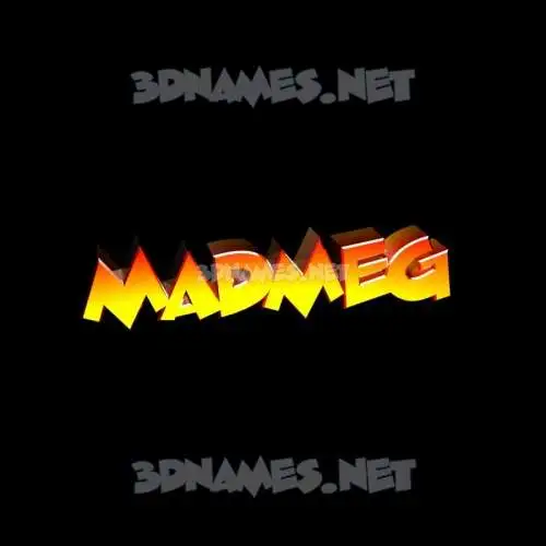 madmeg in Black Background style - 3D name wallpaper madmeg in Black Background style - 3D name wallpaper