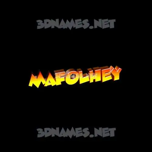 mafolhey in Black Background style - 3D name wallpaper mafolhey in Black Background style - 3D name wallpaper