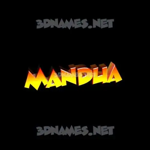 mandua in Black Background style - 3D name wallpaper mandua in Black Background style - 3D name wallpaper