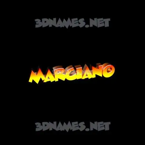 marciano in Black Background style - 3D name wallpaper