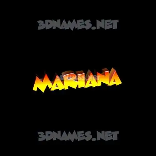 mariana in Black Background style - 3D name wallpaper mariana in Black Background style - 3D name wallpaper