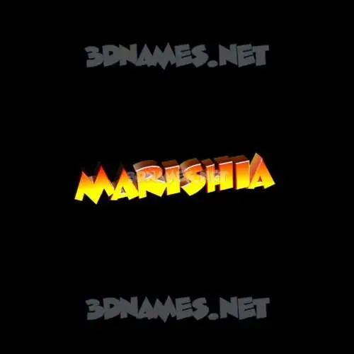 marishia in Black Background style - 3D name wallpaper marishia in Black Background style - 3D name wallpaper