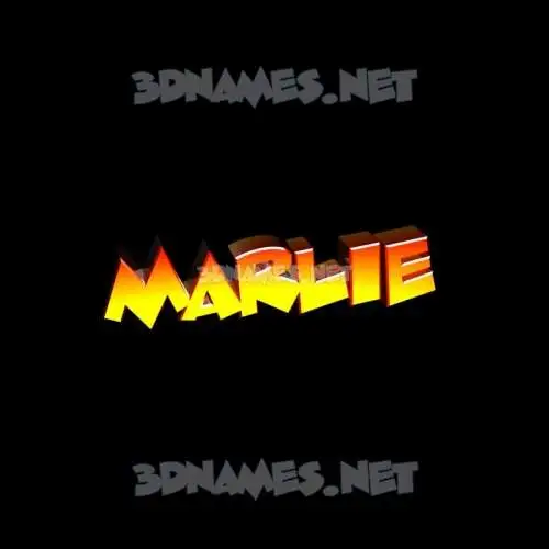 marlie in Black Background style - 3D name wallpaper marlie in Black Background style - 3D name wallpaper