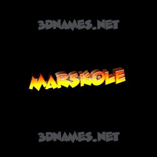 marskole in Black Background style - 3D name wallpaper marskole in Black Background style - 3D name wallpaper