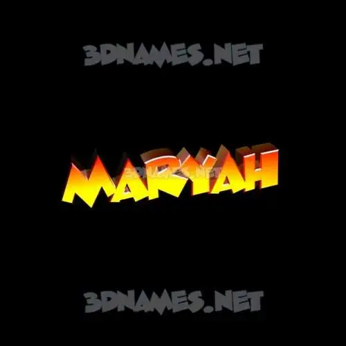 maryah in Black Background style - 3D name wallpaper maryah in Black Background style - 3D name wallpaper