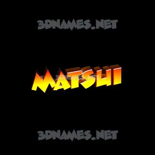 matsui in Black Background style - 3D name wallpaper matsui in Black Background style - 3D name wallpaper