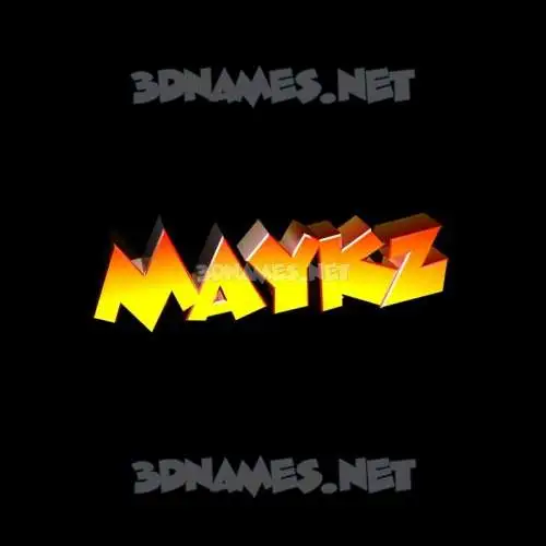 maykz in Black Background style - 3D name wallpaper maykz in Black Background style - 3D name wallpaper