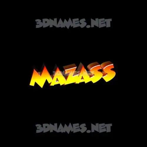 mazass in Black Background style - 3D name wallpaper mazass in Black Background style - 3D name wallpaper