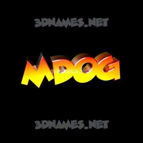mdog in Black Background style - 3D name wallpaper mdog in Black Background style - 3D name wallpaper