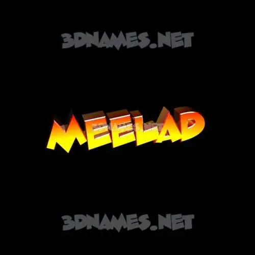 meelad in Black Background style - 3D name wallpaper meelad in Black Background style - 3D name wallpaper