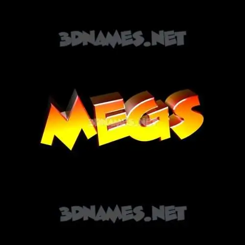 megs in Black Background style - 3D name wallpaper megs in Black Background style - 3D name wallpaper