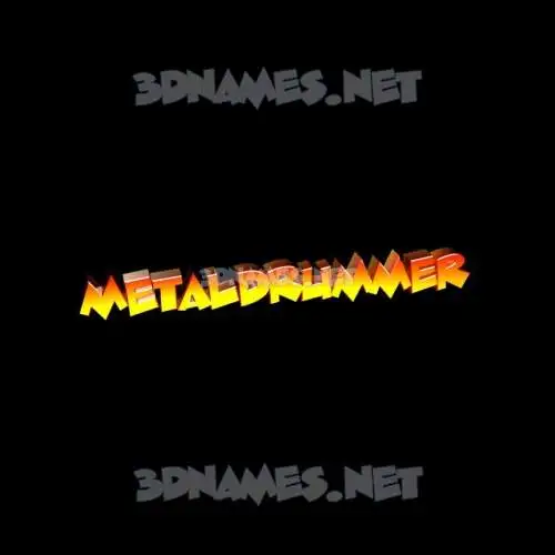 metaldrummer in Black Background style - 3D name wallpaper metaldrummer in Black Background style - 3D name wallpaper