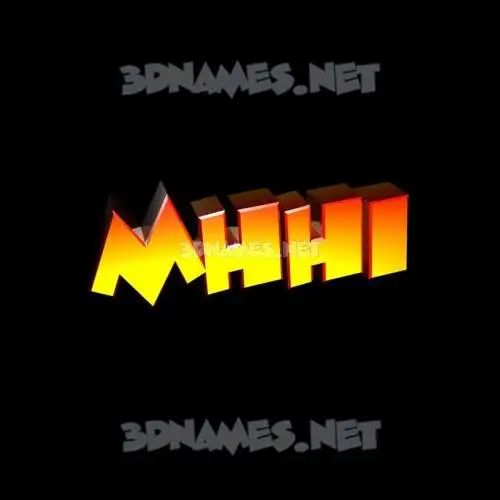 mhhi in Black Background style - 3D name wallpaper mhhi in Black Background style - 3D name wallpaper