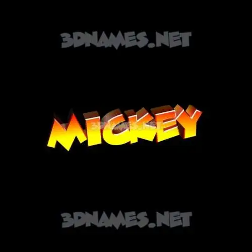 mickey in Black Background style - 3D name wallpaper mickey in Black Background style - 3D name wallpaper