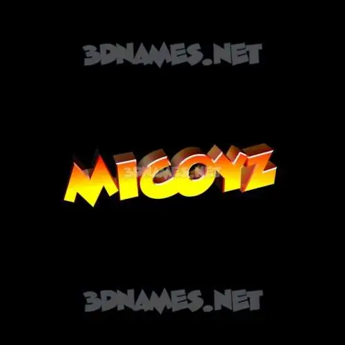 micoyz in Black Background style - 3D name wallpaper micoyz in Black Background style - 3D name wallpaper