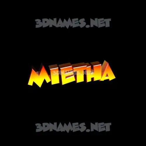 mietha in Black Background style - 3D name wallpaper mietha in Black Background style - 3D name wallpaper