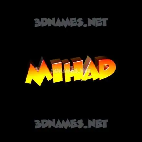 mihad in Black Background style - 3D name wallpaper mihad in Black Background style - 3D name wallpaper