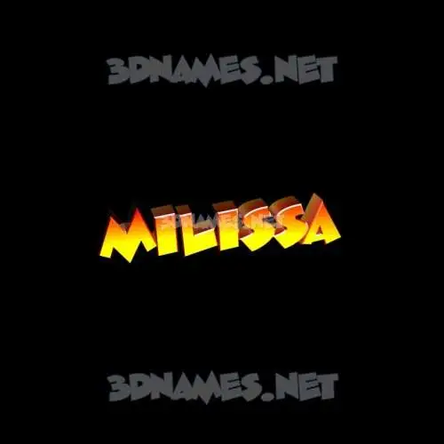 milissa in Black Background style - 3D name wallpaper milissa in Black Background style - 3D name wallpaper