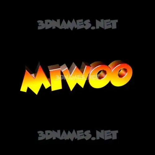 miwoo in Black Background style - 3D name wallpaper miwoo in Black Background style - 3D name wallpaper