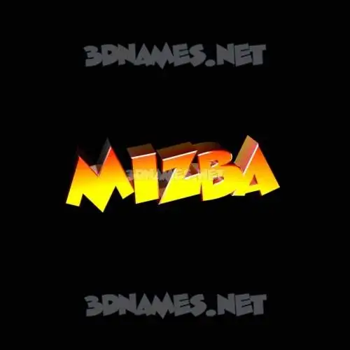 mizba in Black Background style - 3D name wallpaper mizba in Black Background style - 3D name wallpaper